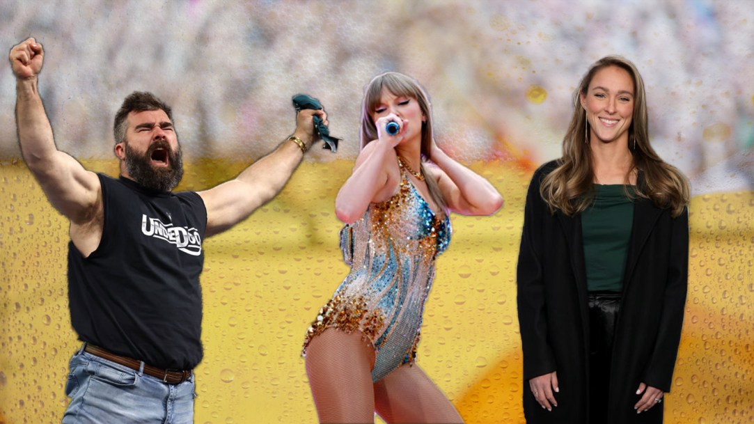 Kylie Kelce Taylor Swift Beer