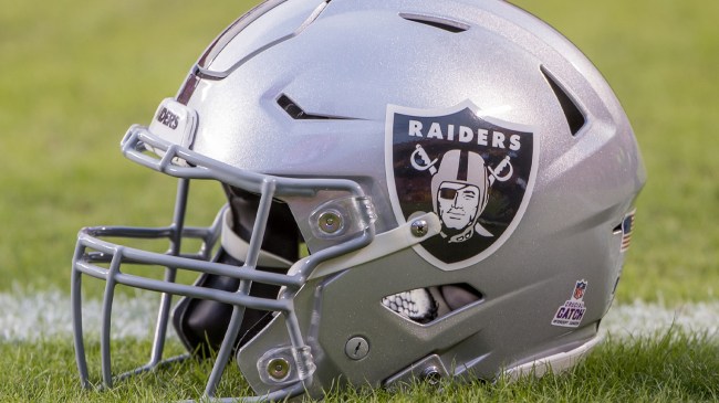 Las Vegas Raiders helmet