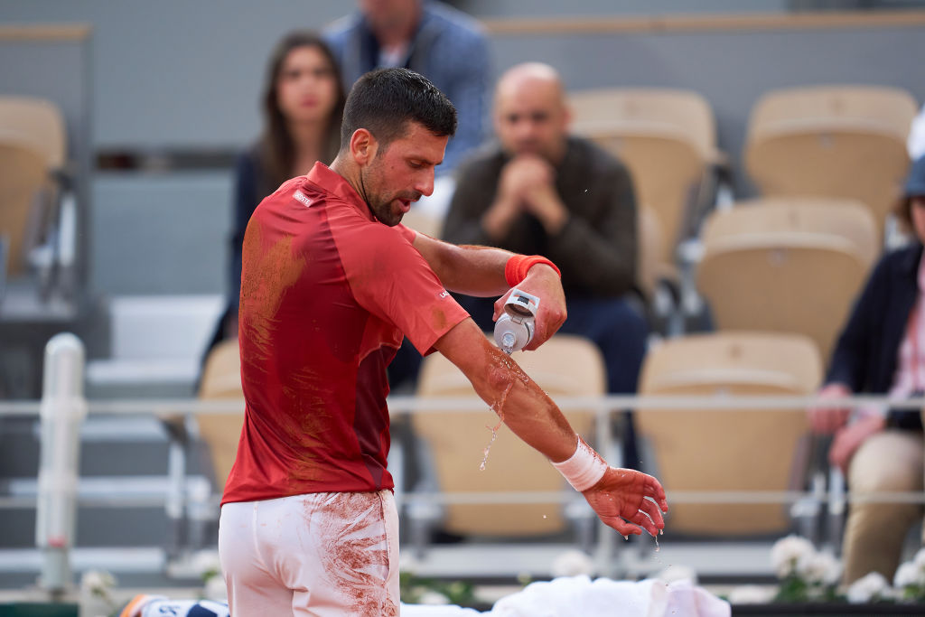 Novak Djokovic Slip French Open