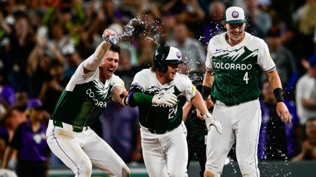 Rockies Walk-Off Pitch Clock Violation MLB