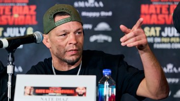 Streamer Runs Like A Coward After Disrespecting Nate Diaz & Getting Chased Down By Diaz’s Boys At Press Conference