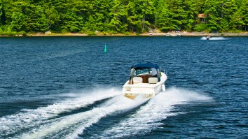 Wild Video Shows Teen Leaping From Jet Ski To Stop Runaway Boat On Lake In New Hampshire