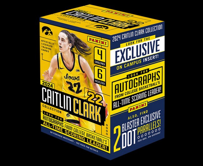 caitlin clark panini trading card set