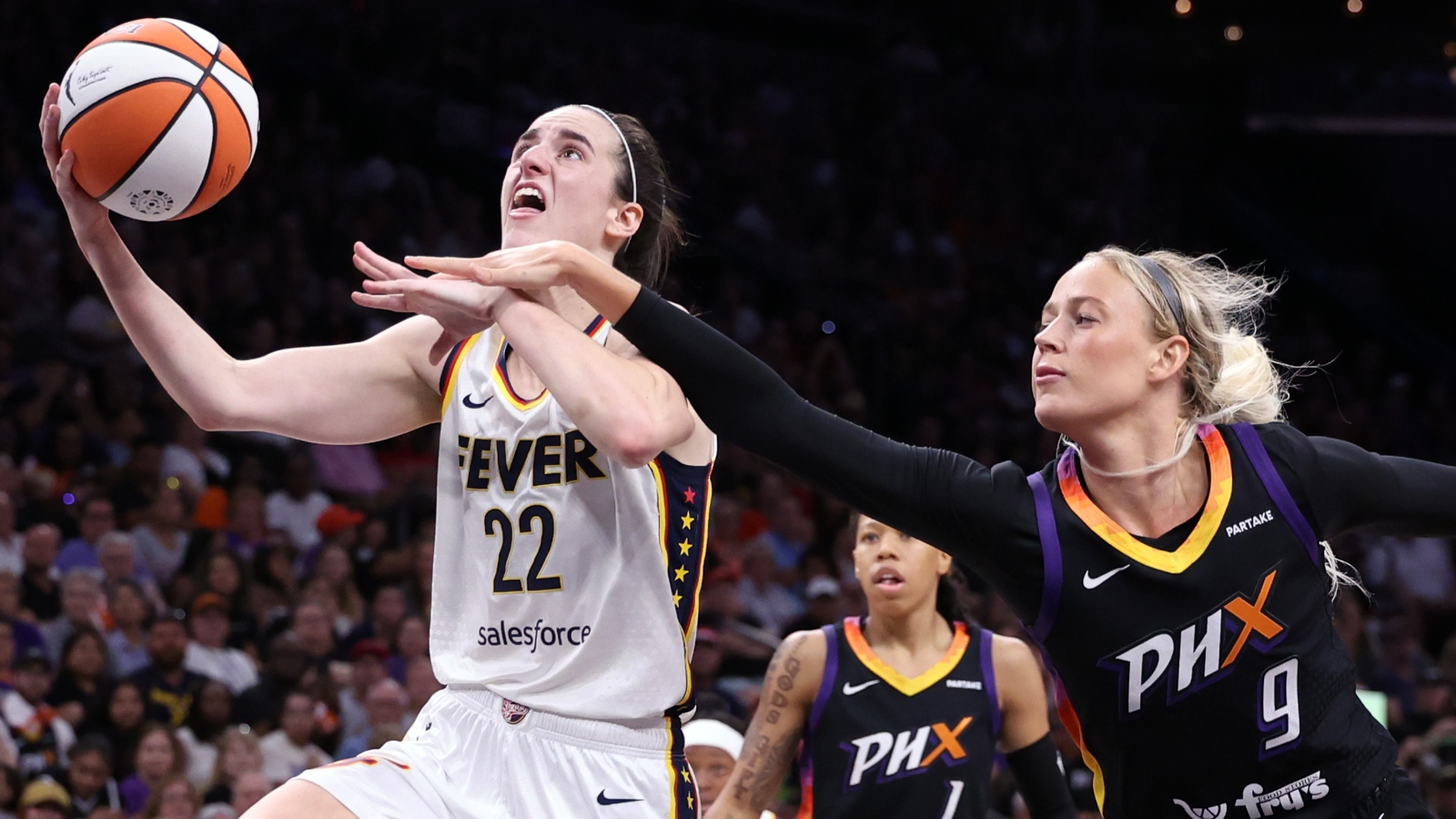 WNBA stars Caitlin Clark and Sophie Cunningham
