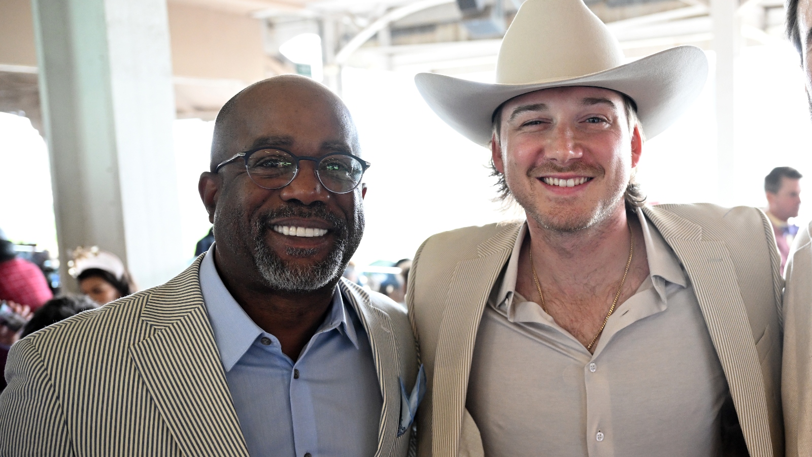 Darius Rucker and Morgan Wallen pose together
