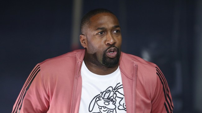 Gilbert Arenas at a BIG 3 game.