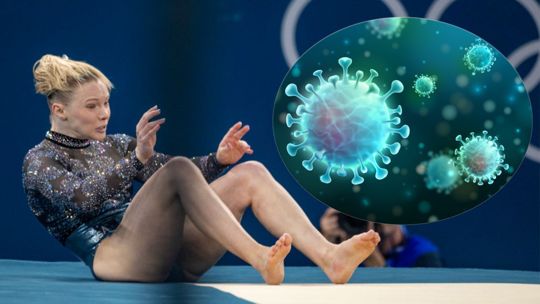 Jade Carey illness sick Olympics fall