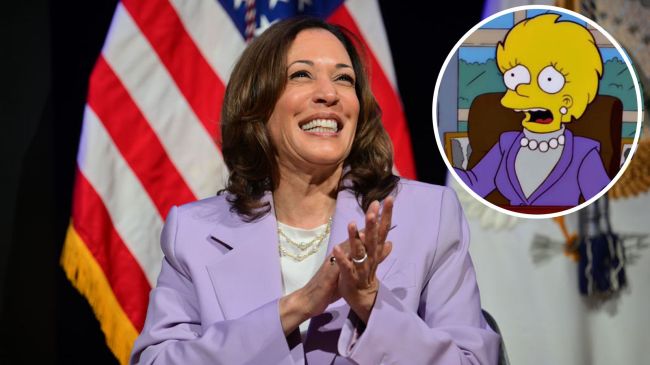 kamala harris lisa simpsons