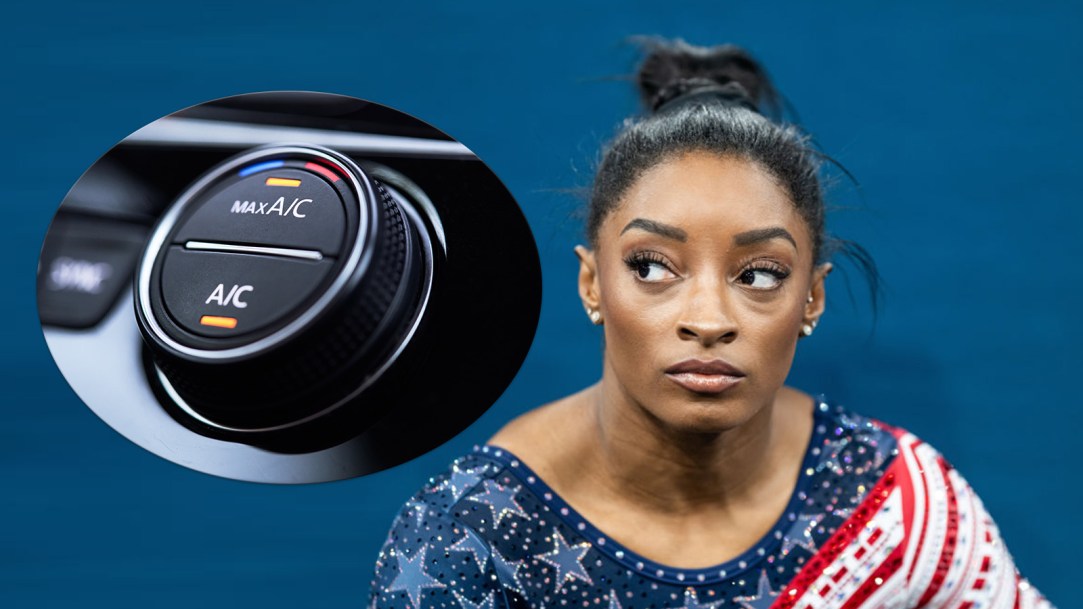 Simone Biles Olympics Air Conditioning Bun