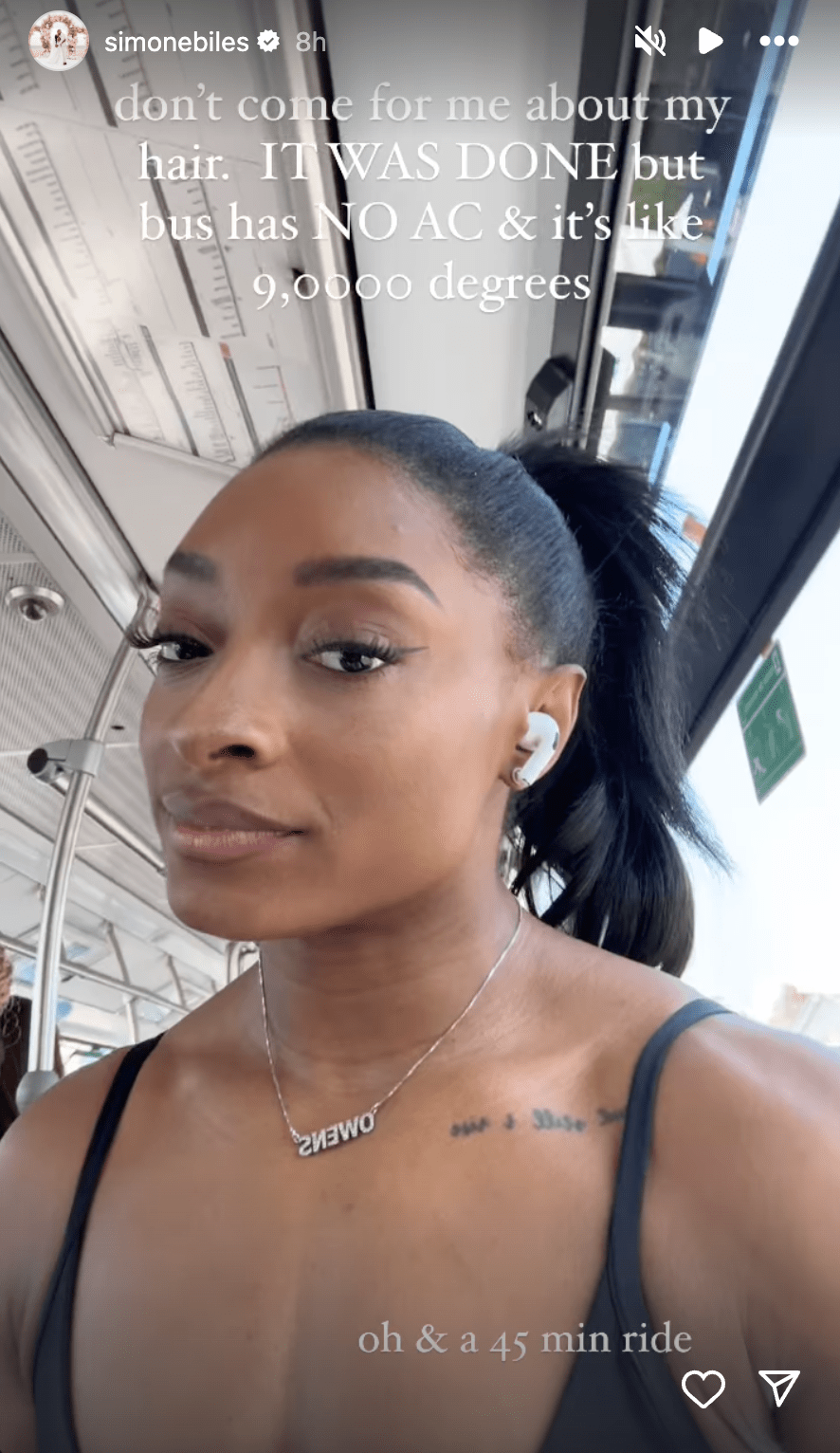 Simone Biles Air Conditioning Olympics