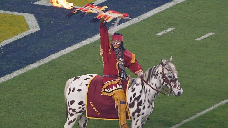 Chief Osceola at Florida State game