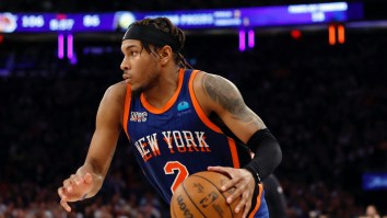 Knicks Guard Deuce McBride Makes Shot For Free College Tuition At Pat McAfee Show At WVU