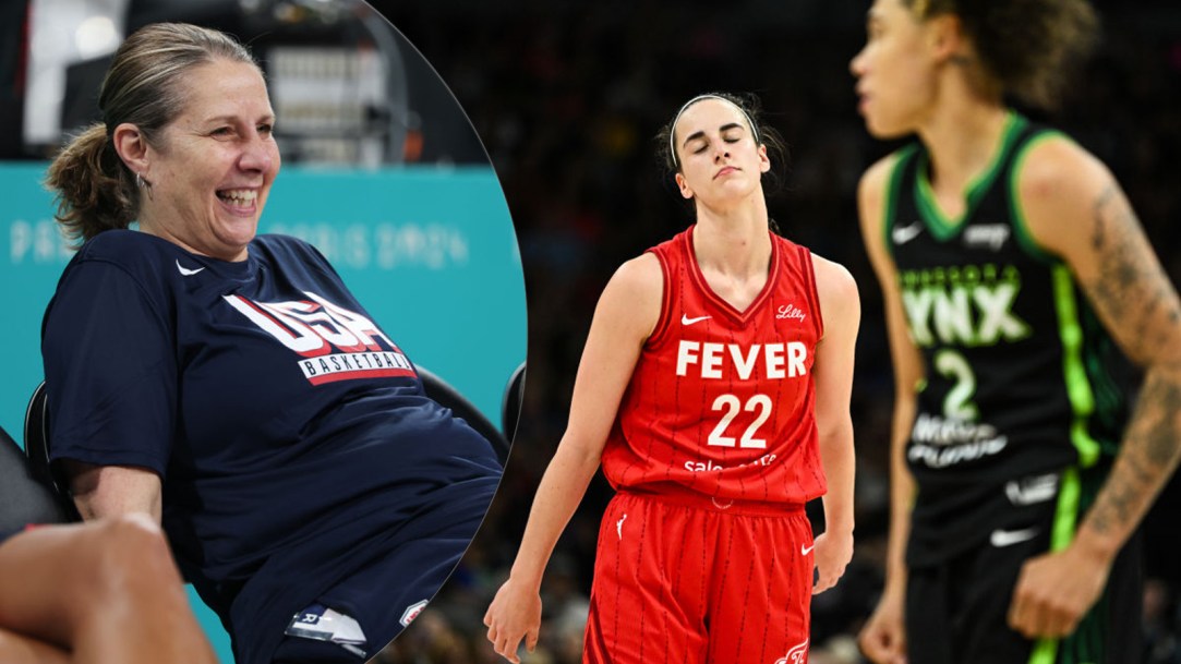 Cheryl Reeve Caitlin Clark WNBA Referee Foul