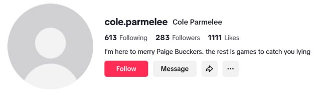 cole parmelee tiktok