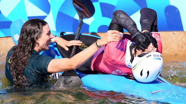 “I’m just full of emotion. It’s just incredible what Noemie did today to make it through each round with such composure,” she told Nine. “I’m so proud of her and I’m drenched because I jumped into the water. There’s so much emotion in this moment. It’s amazing. “She nailed it. She was ahead from the first upstream and just held it together. And I’m, wow.”