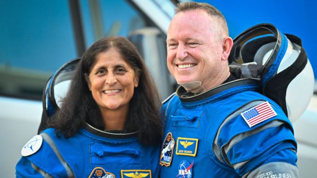 NASA astronauts Butch Wilmore and Suni Williams