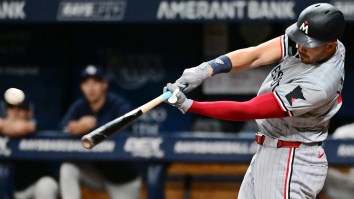 MLB Fan Gets Knocked Out Cold After Trying (And Failing) To Catch Laser Beam Home Run