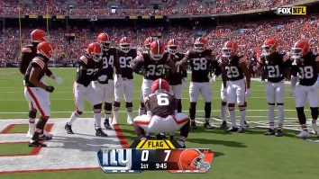 Cleveland Browns Awkwardly Celebrated A Play That Ultimately Cost Them A Win Over The Giants