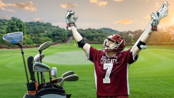 Colgate Lacrosse Team Going Absolutely Bonkers At College Golf Tournament Epitomizes Guys Being Dudes