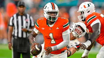 Miami’s Cam Ward Disrespectfully Tells USF Defense Exact Play He Was Going To Run Before Touchdown