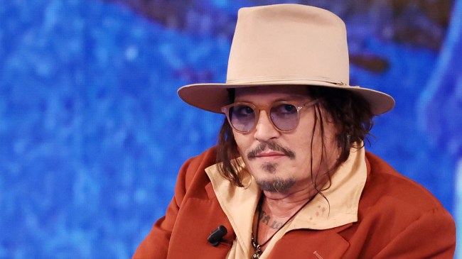Johnny Depp Che Tempo Che Fa TV show Milan Italy