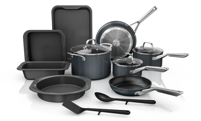 NeverStick™ 14-Piece Aluminum Non-Stick Cookware and Bakeware Set