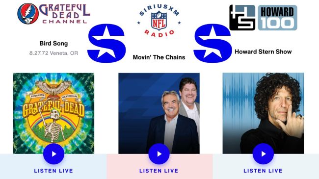 Sign up for SiriusXM