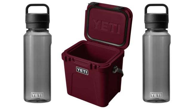 YETI cooler and water bottle bundle
