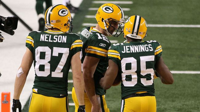 aaron rodgers jordy nelson greg jennings with the packers