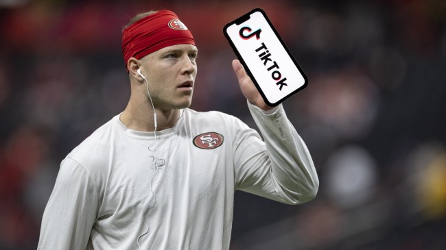 San Francisco 49ers RB Christian McCaffrey.