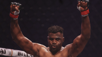 Francis Ngannou Cries After Winning First Fight In Two Years, Dedicates Win To Late Son