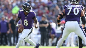 Refs Refuse To Throw Flag After Dangerous Tackle Is Made On Lamar Jackson