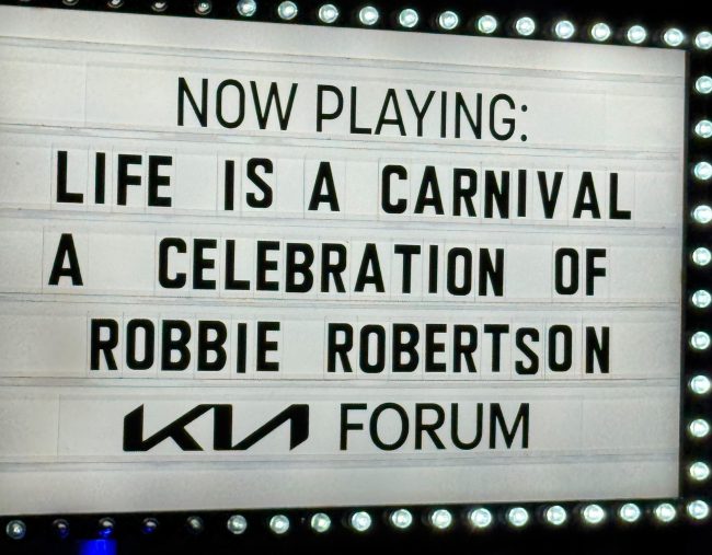 Robbie Roberston tribute show