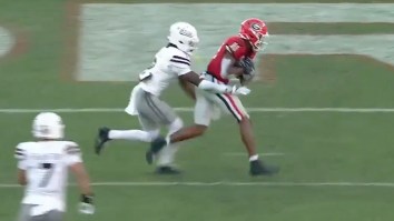 Mississippi State Player Completely Gave Up On Touchdown-Saving Tackle Without Caring At All