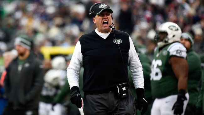 rex ryan yelling while coaching the new york jets