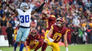 Washington Commanders Kicker Austin Seibert Cries After Costing Team Game
