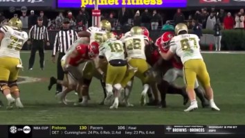 Controversial Missed Targeting Call Mars End Of Georgia-Georgia Tech Rivalry Game