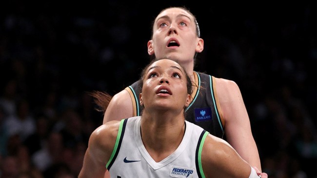 Unrivaled founders Napheesa Collier blocks out Breanna Stewart during WNBA Finals