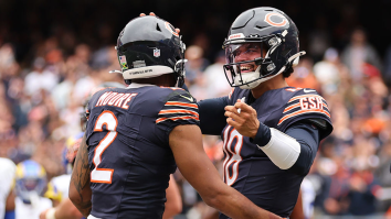 Chicago Bears Wide Receiver Squashes Beef With Caleb Williams During Sweet Pregame Gesture
