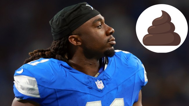 Detroit Lions linebacker James Houston during a preseason game.