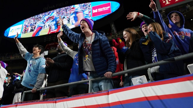 Kansas football fans celebrate during a game vs. Colorado.