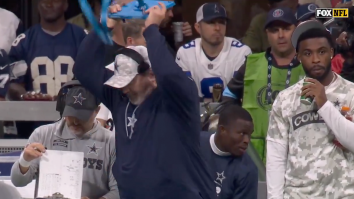 Dallas Cowboys Head Coach Mike McCarthy Smashes Tablet Over His Head Out Of Anger