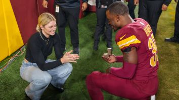 Woman Claiming To Be His Side Piece Puts Commanders’ Safety Jeremy Reaves On Blast After On-Field Proposal