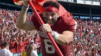 Baker Mayfield Emerges As Much-Needed Voice Of Reason After Flag-Planting Incidents Dominate Rivalry Week
