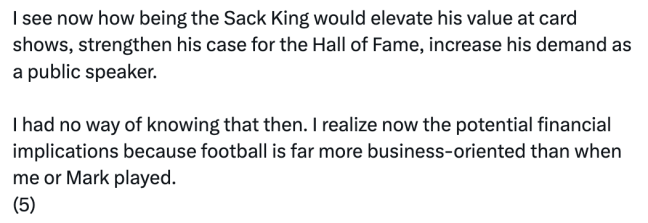 Brett Favre responds to Mark Gastineau