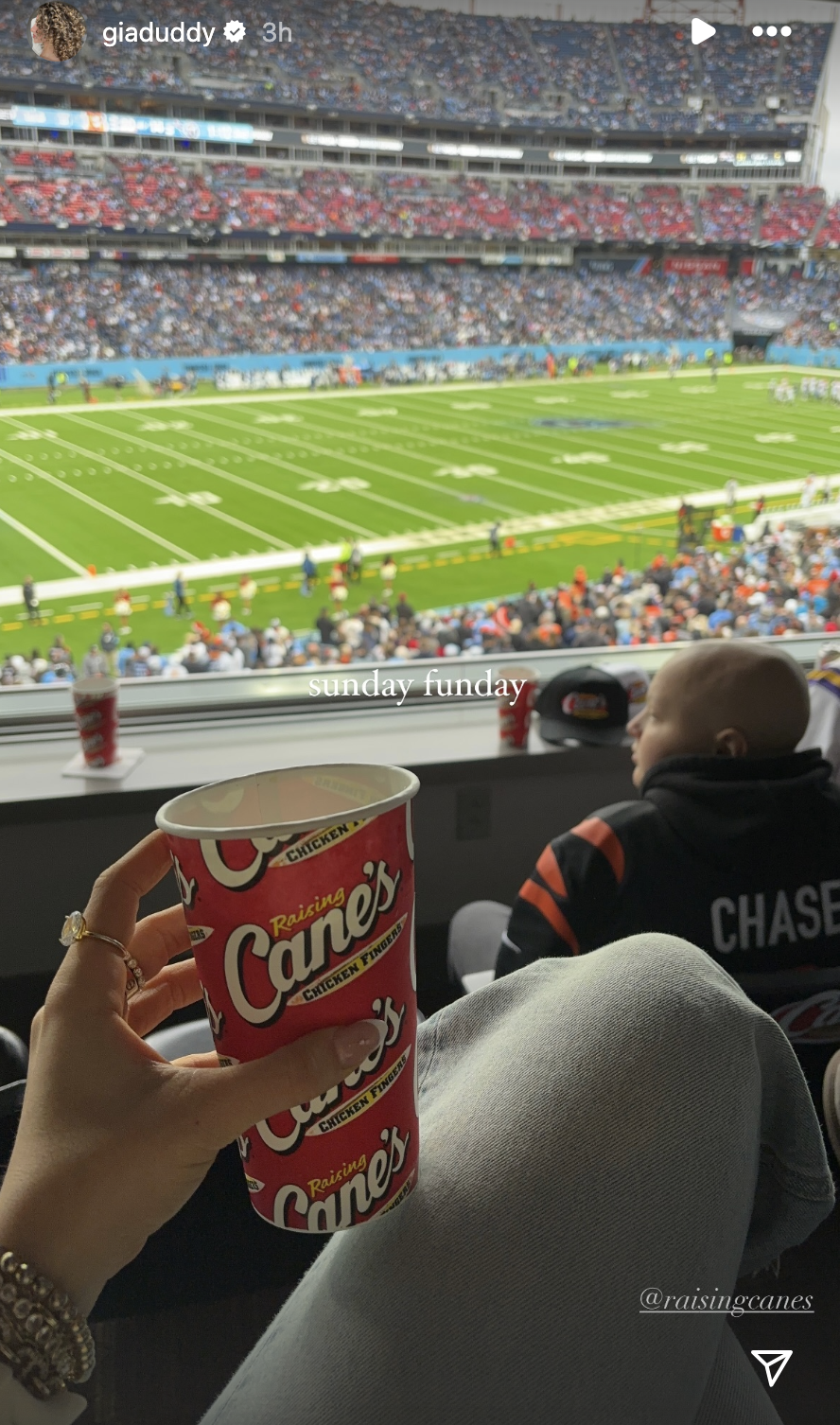 Gia Duddy Titans Game