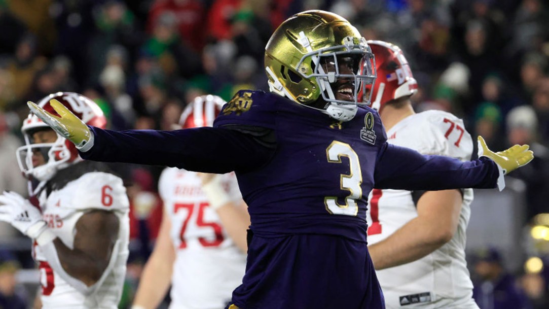 Jaylen Sneed Instagram Live Notre Dame Curt Cignetti