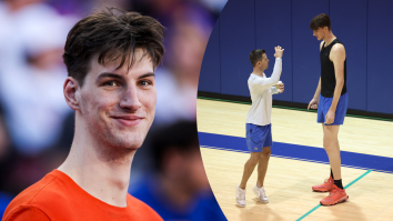 World’s Tallest Teenager Makes Basketball Look Hilariously Easy As 7-Foot-9 Freshman At Florida