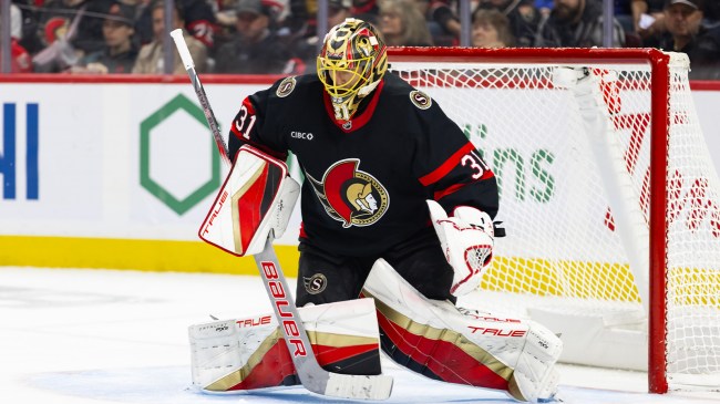 Ottawa Senators goaltender Anton Forsberg