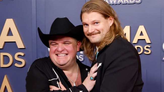 Glenny Balls and Caleb Pressley attend the 2024 CMA Awards